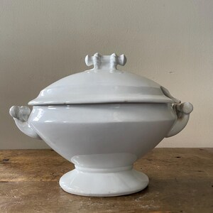Antique Ironstone Sauce Tureen
