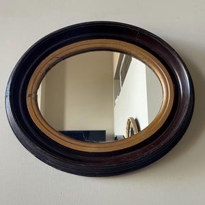 Antique Victorian Oval Mirror Frame