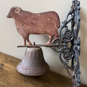 Vintage Ram Ringing Bell Cast Iron