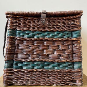 Victorian Era Wicker Creel