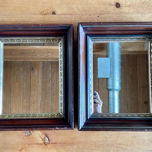 Antique Walnut Victorian Mirrors