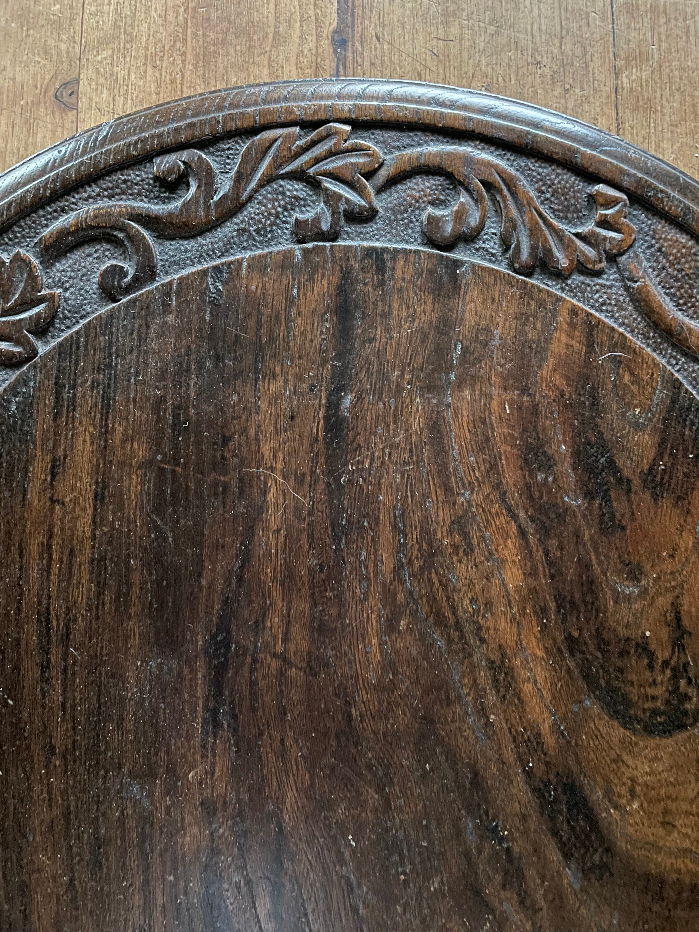 Victorian Carved Wood Table Top Display Piece Etsy