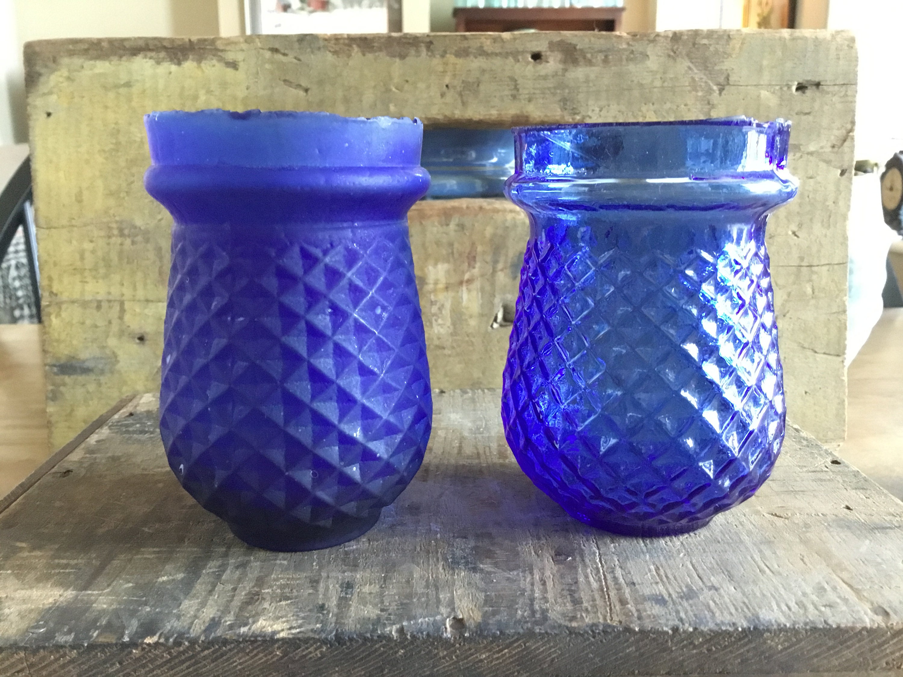 Antique Cobalt Victorian Fairy Lights Etsy