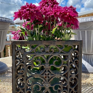 Antique French Cast Iron Planter