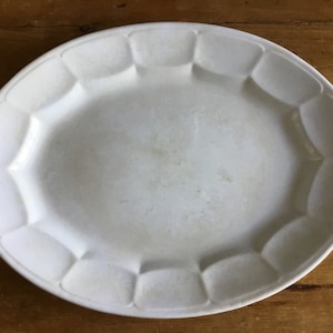 Antique Ironstone Oval Platter