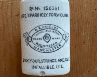 Antique Violin Resin Holder R R Shields