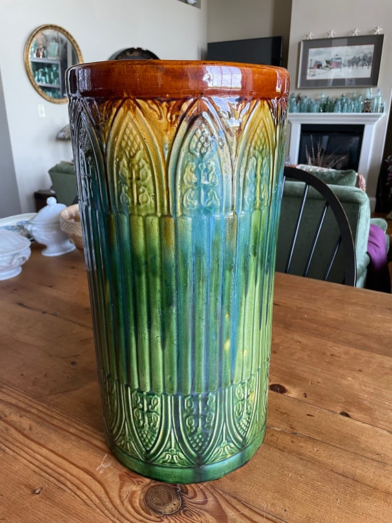 HTF Rare Mccoy Cathedral Umbrella Stand - Etsy