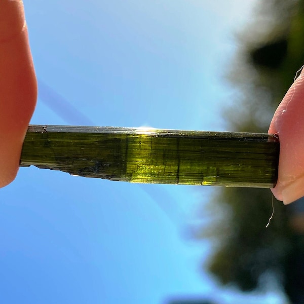 Lime green tourmaline, rough tourmaline, raw tourmaline, natural tourmaline vibrant green untreated tourmaline rough green tourmaline by elf