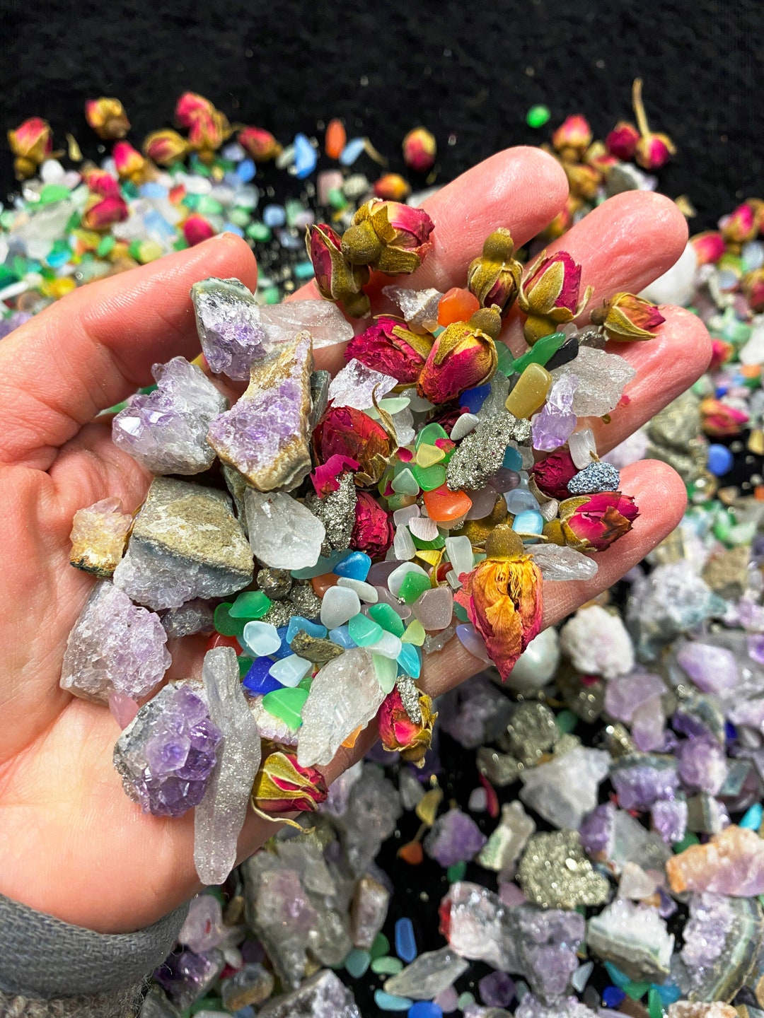 Crystals Confetti Pixie Garden Confetti Pixie Land Crystals Etsy