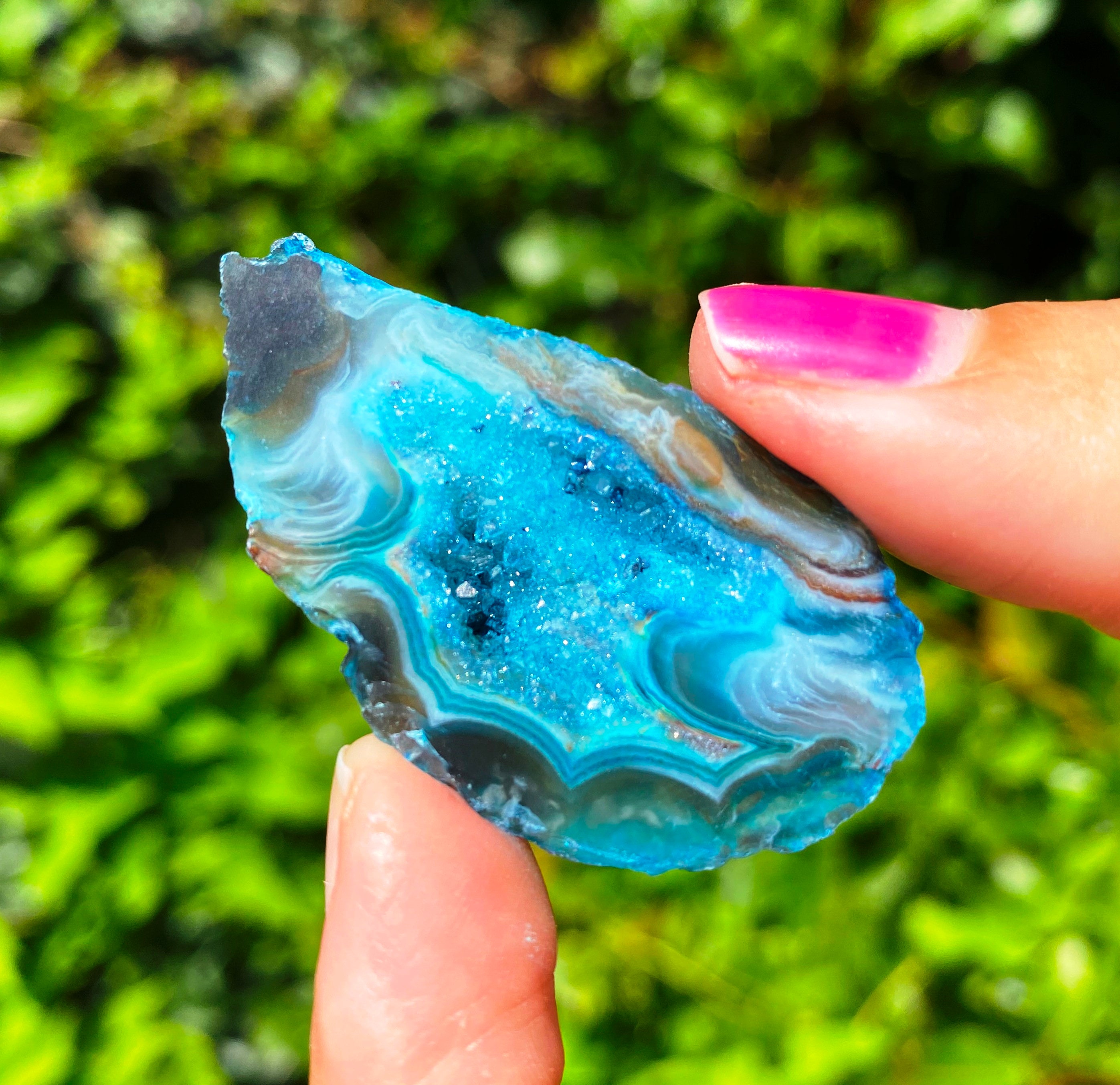 Mermaid Geode Favor Sea Cave Crystal Mermaid Crystal Aqua Etsy UK