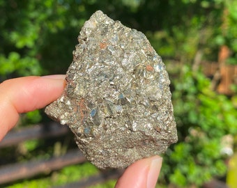 Raw Pyrite Crystal Cluster: Gold Stone (3-5cm)