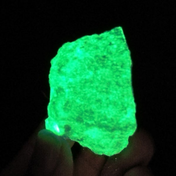 Concentration booster, Kryptonite geode uk treasure, geode gift for boy crystal elf kendal hippies magic fairy stone, glow in dark rocks uk