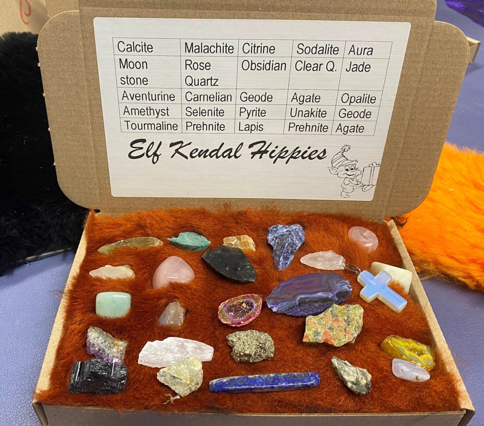 Advent Crystal Calendar Raw Crystal Starter Crystal Set Etsy UK
