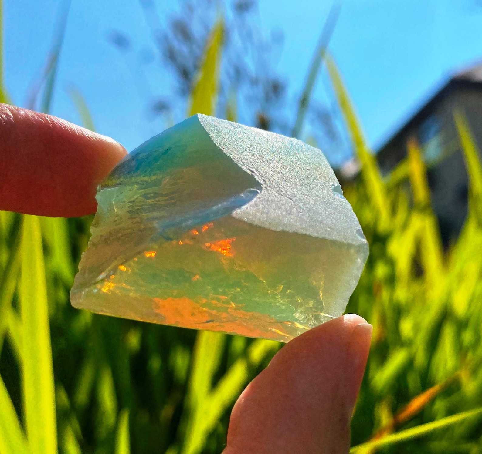Opalite Raw Crystal October Birthstone Raw Opalite Chunk - Etsy Australia