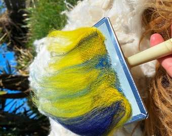 Hand Carder Buy 2+ Wool Fleece Blending Brush flick carders wool comb wool carder fleece comb tamer blender brush fibre blender