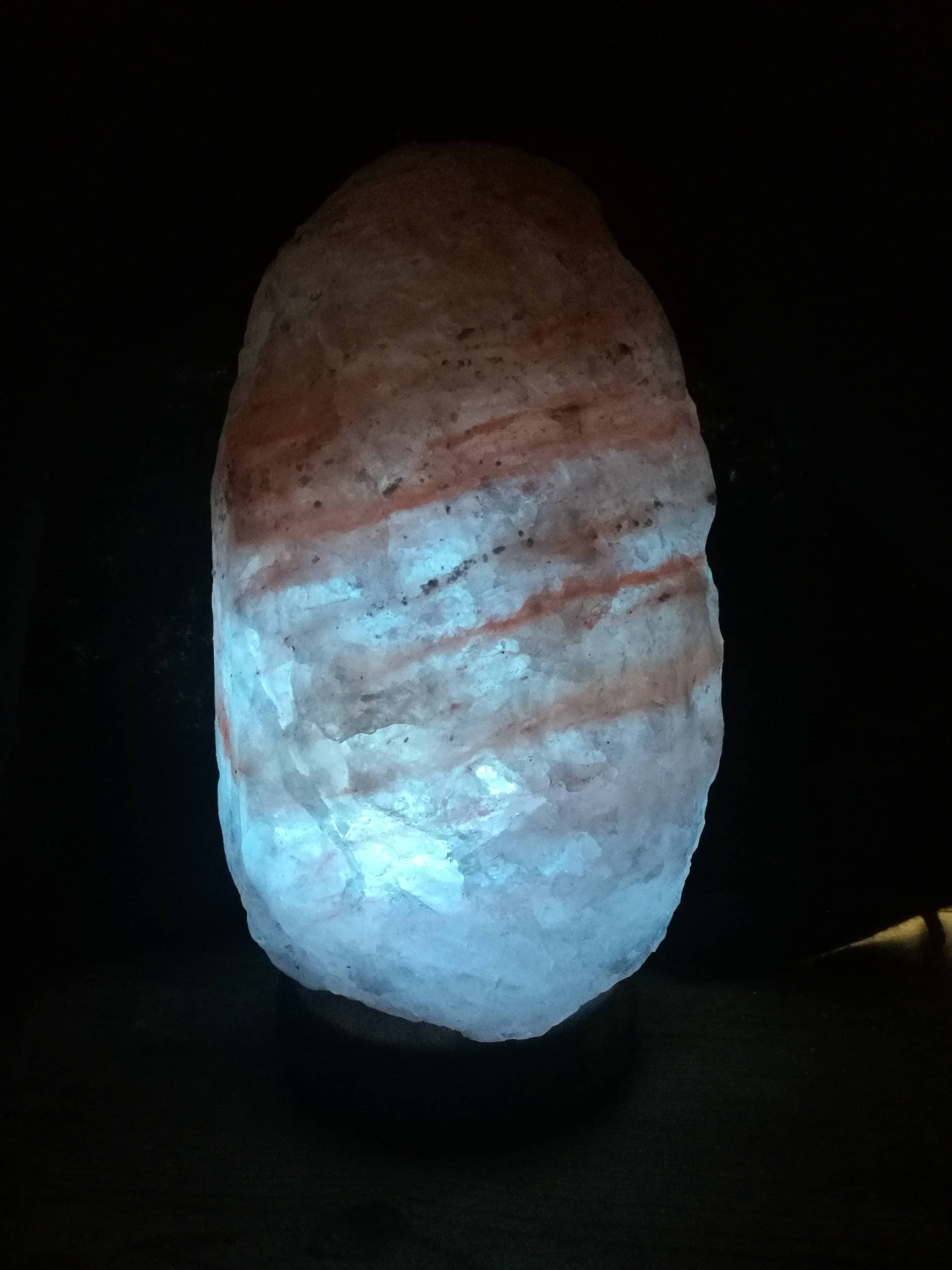 Blue salt lamp himalayan salt lamp crystal lamp spiritual gift