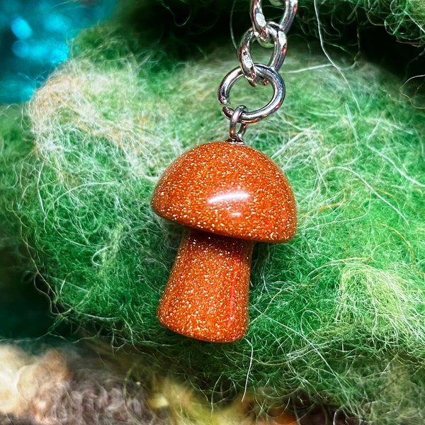 witchy girlfriend gifts, fluorite forager gift, toadstool bag charm by elf kendal gift Magick mushy keychain, Amethyst toadstool keycharm uk