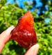 Halloween carnelian, Raw Carnelian raw crystal orange, Natural Carnelian, anxiety stone, depression aid, soothe stone Carnelian healing rock 