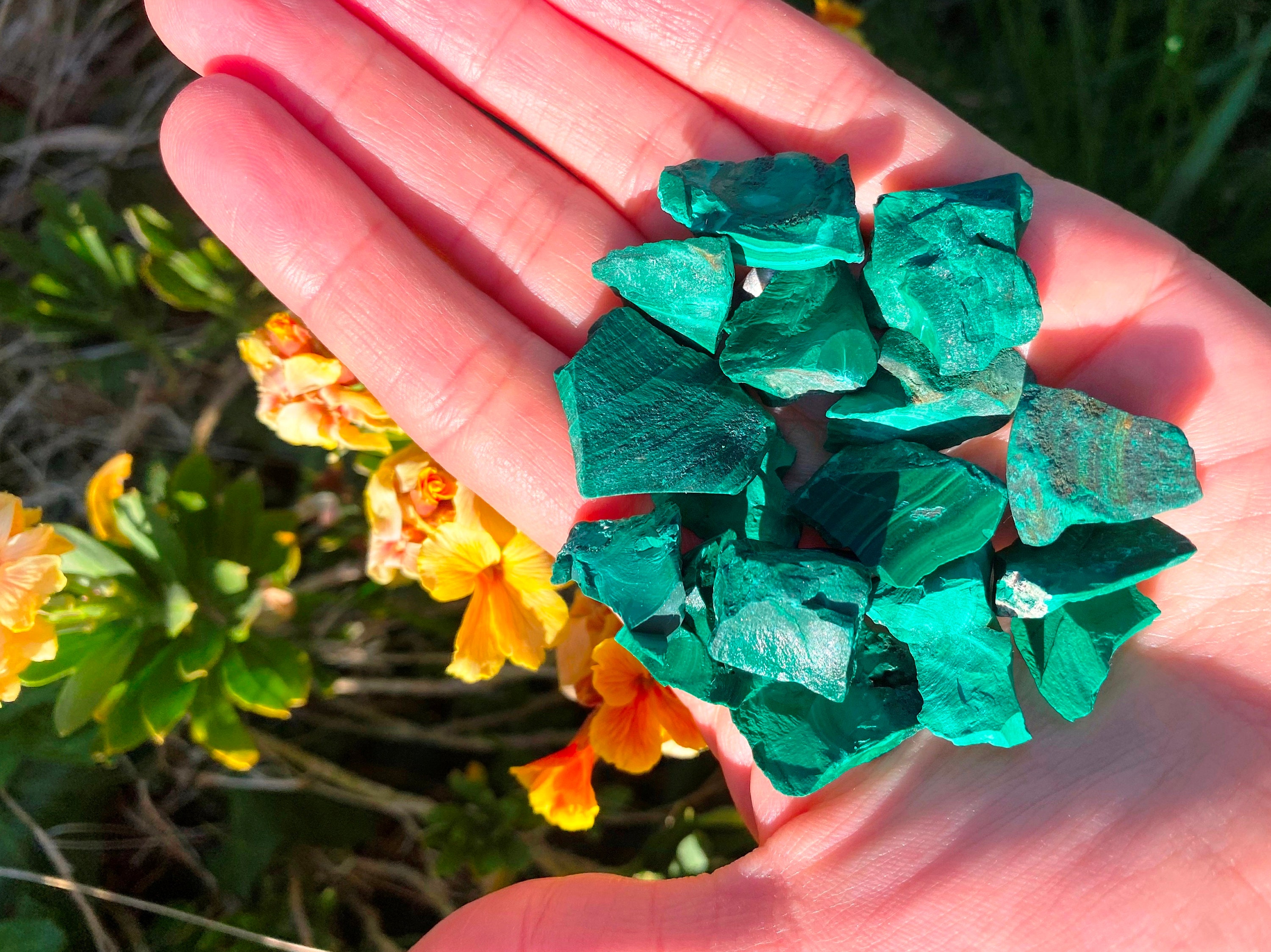 Malachite new beginnings, raw malachite, crystal for candles, malachi…