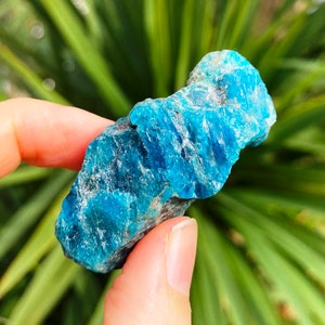 raw turquoise apatite, elf kendal hippies, rare bright blue positivity stone, turquoise crystals uk, turquoise apatite stone shipped fast uk image 6