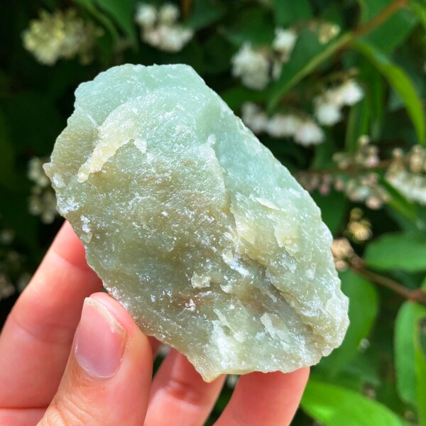 Jade Stone 124g called Isla, Rough Jade raw jade green jade new jade natural crstals, authentic jadestone, genuine jade raw jade luck jade