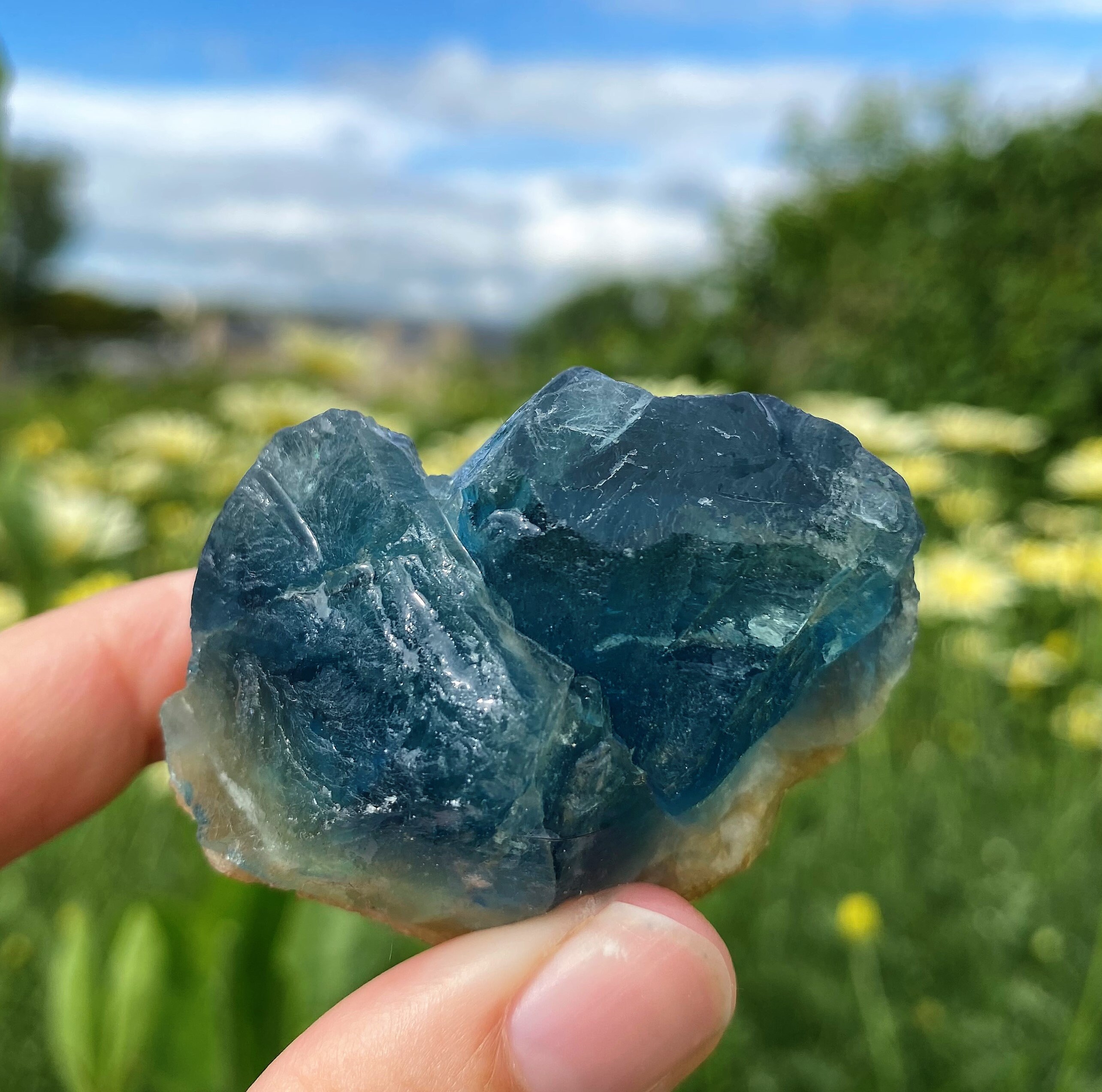 Emerald Fluorite Chunk Raw Crystals Fluorite Dark Green Crystals