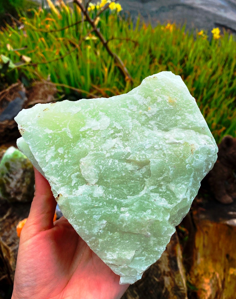 Jade Crystals Green Rough Jade Stone Crystals in the Uk Etsy UK