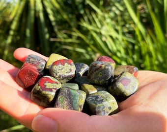 Dragon Blood Stone - Etsy UK