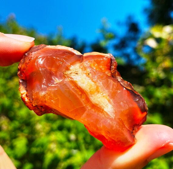 Carnelian Rough Red Raw Crystal Carnelian Red Carnelian Rough