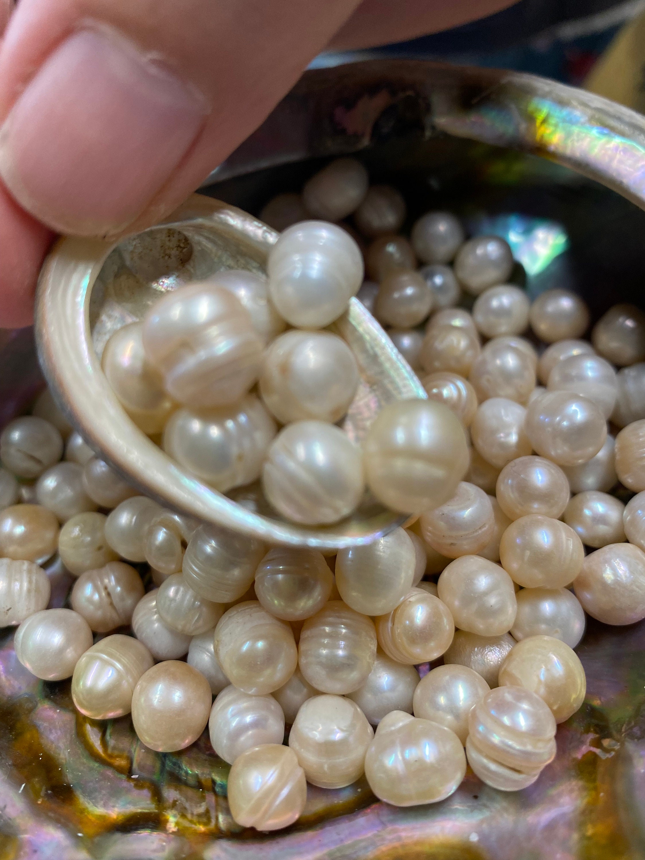 Full Pearl Stone, Real Pearl Stones, Water Pearls Uk, Follow Your