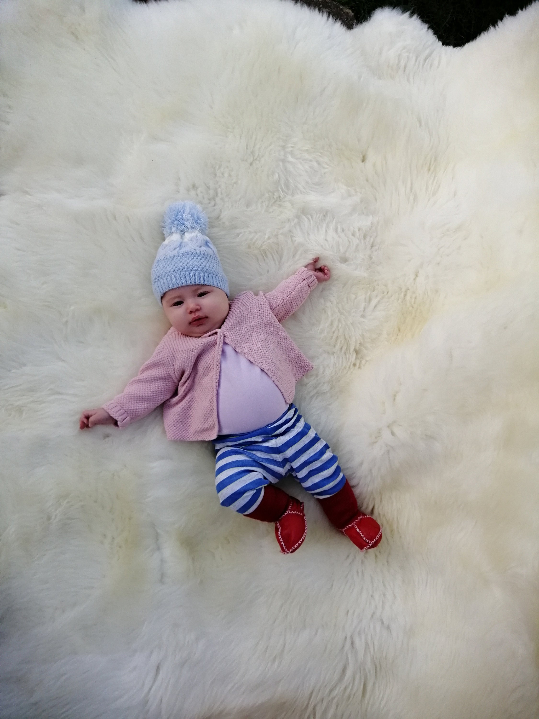 Giant organic nursery rug baby sheepskin baby lambskin Etsy