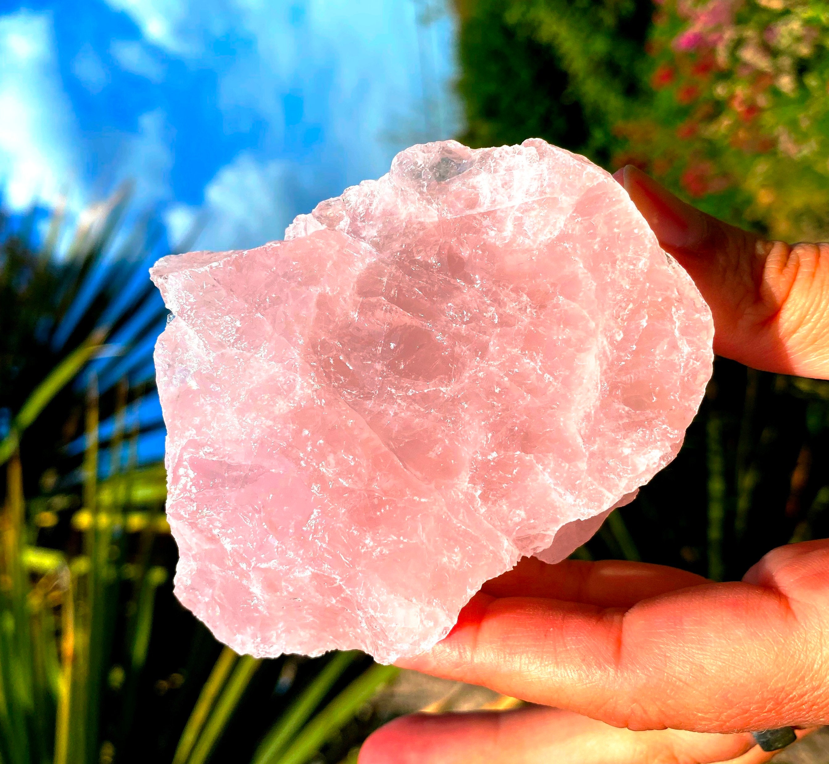 Raw Crystal Pink Rose Quartz Rough Raw Rose Quartz Pink Etsy UK