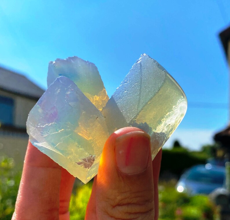 Opalite raw crystals rough opalite chunk Raw Opalite chunk | Etsy