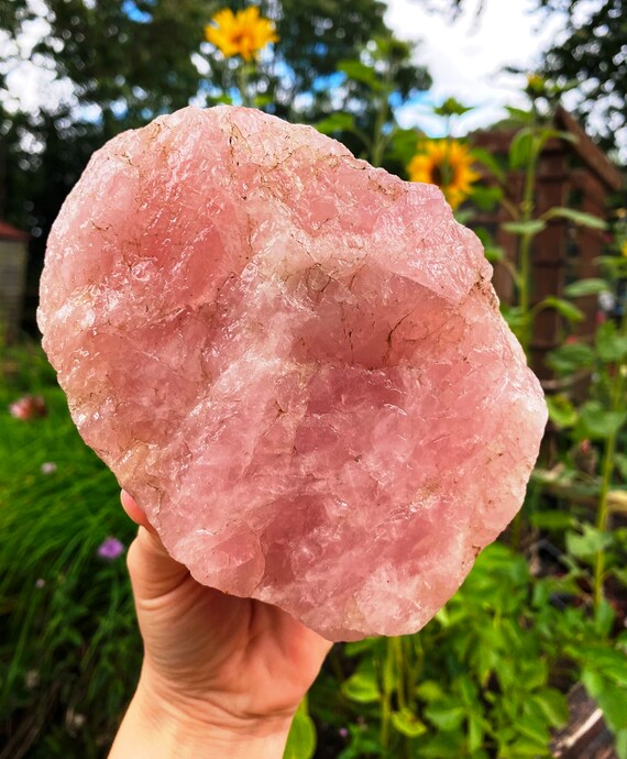 Quarzo rosa grezzo, pezzo di quarzo rosa, quarzo rosa grezzo, quarzo rosa  curativo, cristallo naturale rosa, pietra fata di quarzo, quarzo rosa  energetico UK -  Italia