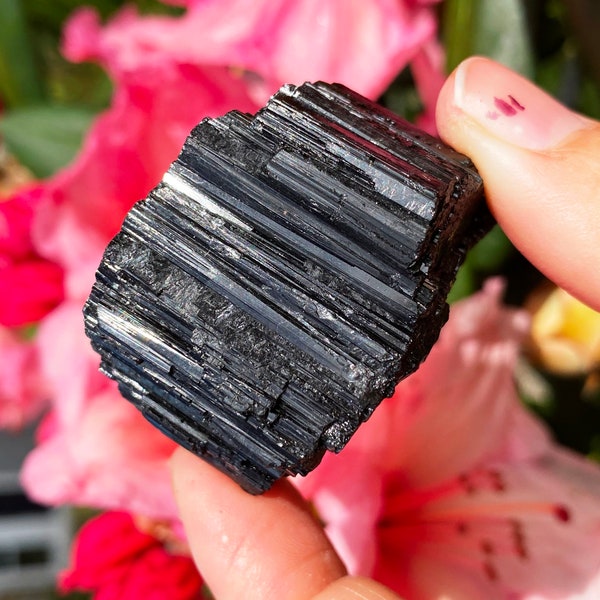 Raw Black Buy 20+ Tourmaline Crystal, October Birthstone, Energy Cleansing shielding stone tourmaline gift rough tourmalines gemstone by Elf