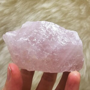 Natural Rose Quartz Crystals - Medium Sized Rough Chunks, Bulk Healing Stones From Brazil