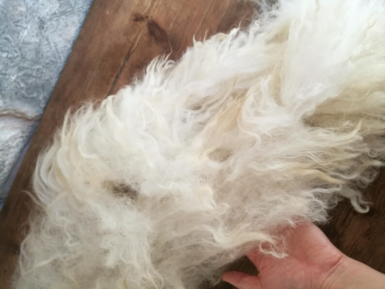 Washed Wool Raw Wool White Spinning Wool Needle Felt Etsy UK