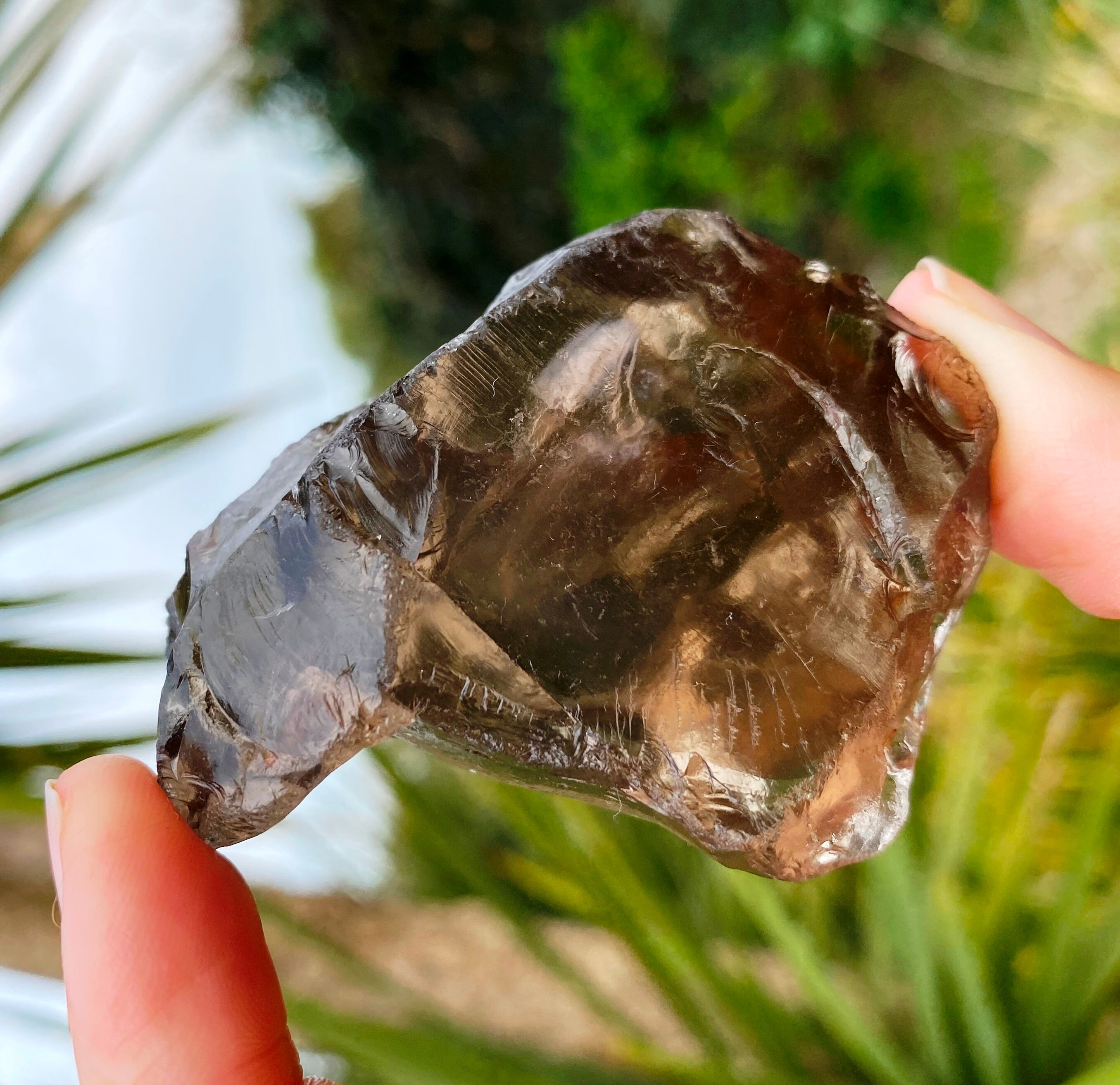 Raw smoky quartz Smokey quartz crystal Period pain stone Etsy