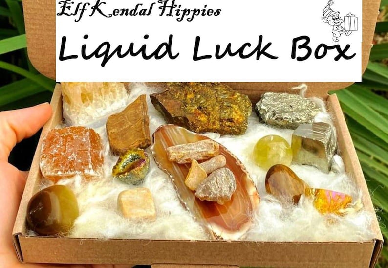 Self love crystal box box set spiritual gift crystals set self care kit gem stone gift Postive energy letterbox set healer stone pack Elf uk image 16