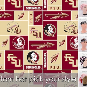 Custom Florida State Scrub Hat - Pick Your Style, Gift for Nurse, Gift for Surgeon | Add Embroidery Option