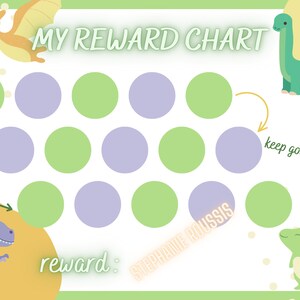 Gráfico de recompensas de dinossauros | Carta do carrapato da etiqueta do dinossauro | Gráfico de recompensas de comportamento infantil | Reforço positivo