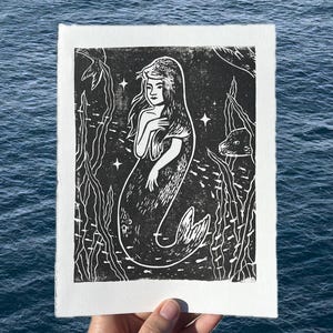 Selkie Lino Print