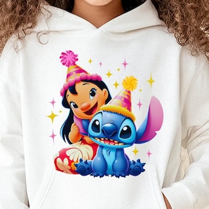 Lilo & Stitch Birthday Hat PNG Clipart: Instant Download