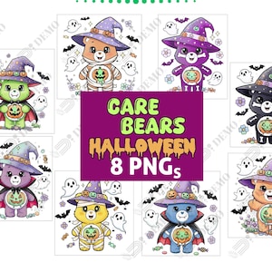 Scary Care, Scare Bears Funny Halloween, cute bears Png, halloween funny, Characters Png, Horror Png, Halloween Png, bundle, HALLOWEEN