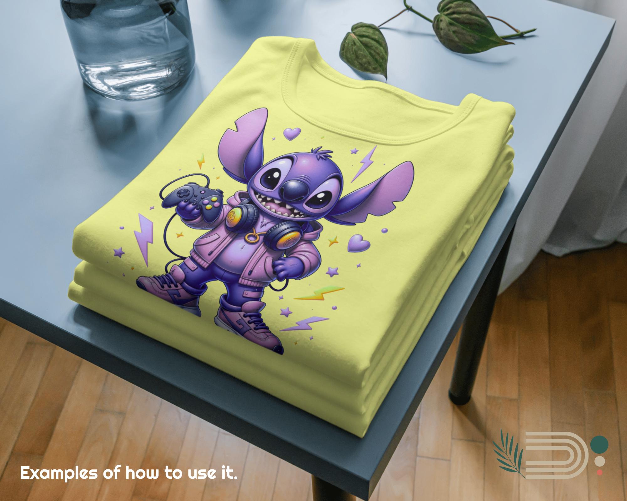 Gamer Stitch PNG: Urban Hoodie, Video Game Clipart (digital