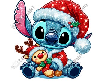 Cappello di Natale Stitch PNG Clipart Stitch PNG Sfondo