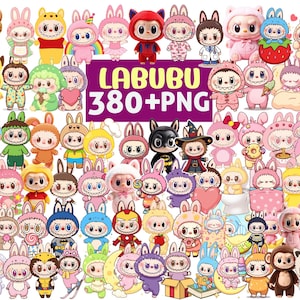 380+ Labubu images Png Bundle, Movie Cartoon Png Bundle, Labubu 50 SVG Bundle, Labubu Character Design, Labubu Bundle Png, DXF files