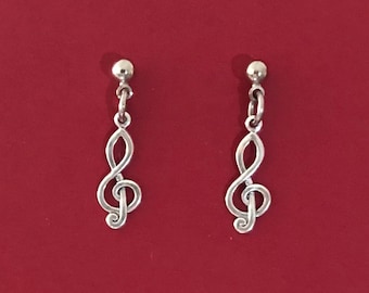 Treble Clef Earrings