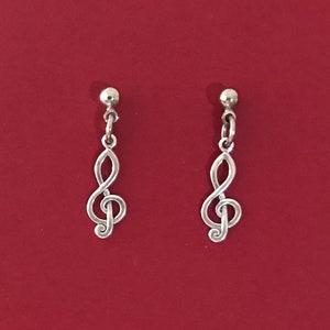 Treble Clef Earrings