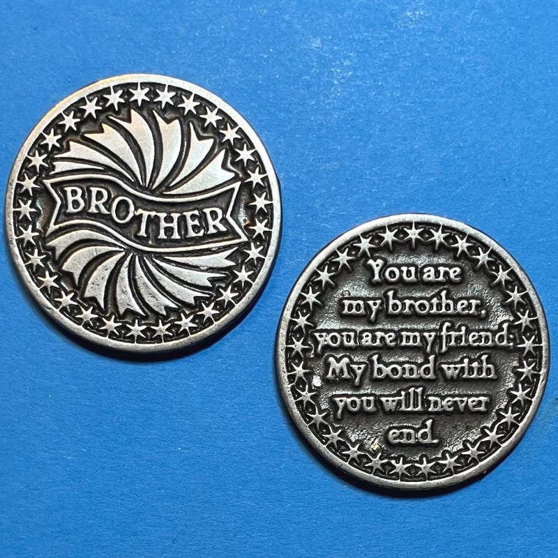 To My Brother Coin - Etsy